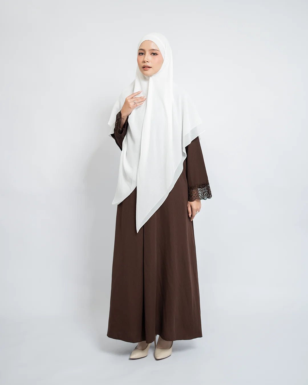 Meena Abaya Set Khiban Arabian - Abaya Premium Umroh Wanita - TUBITA