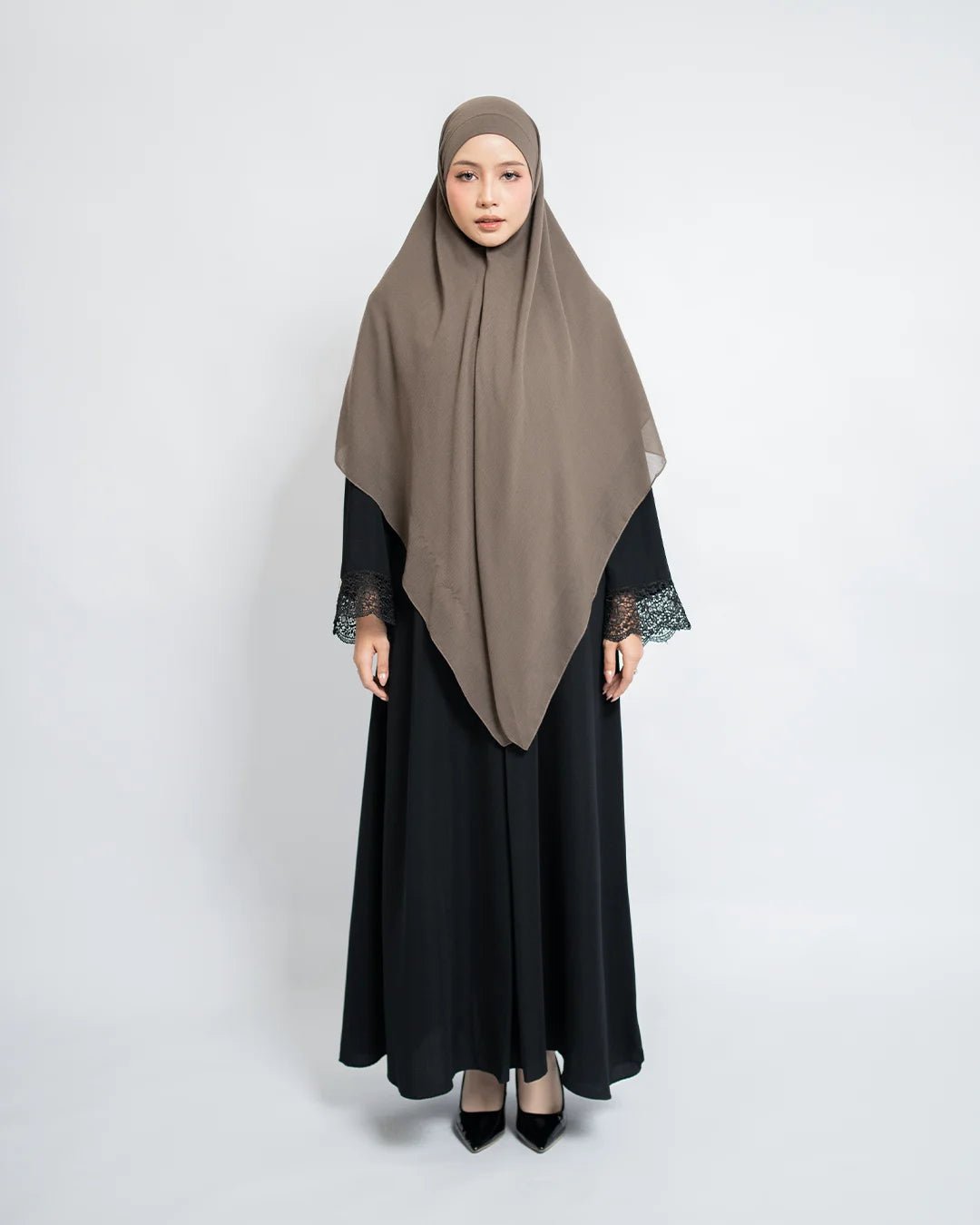 Meena Abaya Set Khiban Arabian - Abaya Premium Umroh Wanita - TUBITA