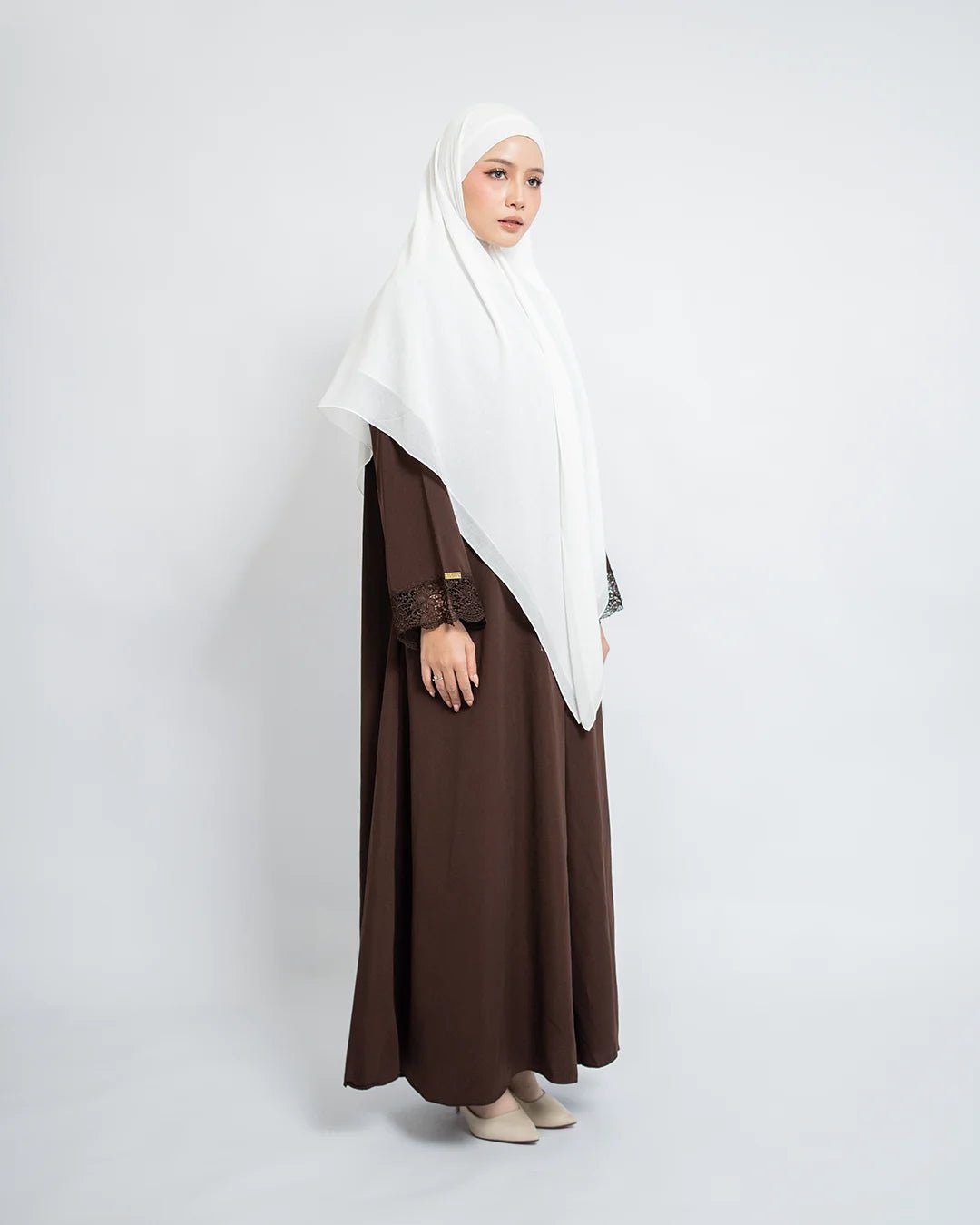 Meena Abaya Set Khiban Arabian - Abaya Premium Umroh Wanita - TUBITA