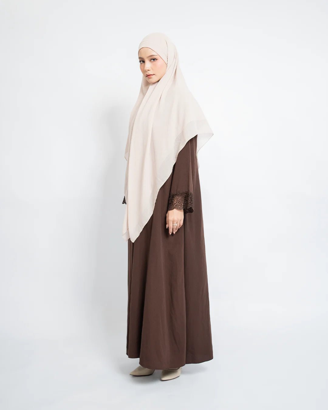 Meena Abaya Set Khiban Arabian - Abaya Premium Umroh Wanita - TUBITA