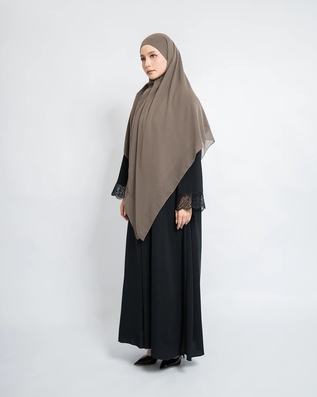 Meena Abaya Set Khiban Arabian - Abaya Premium Umroh Wanita - TUBITA