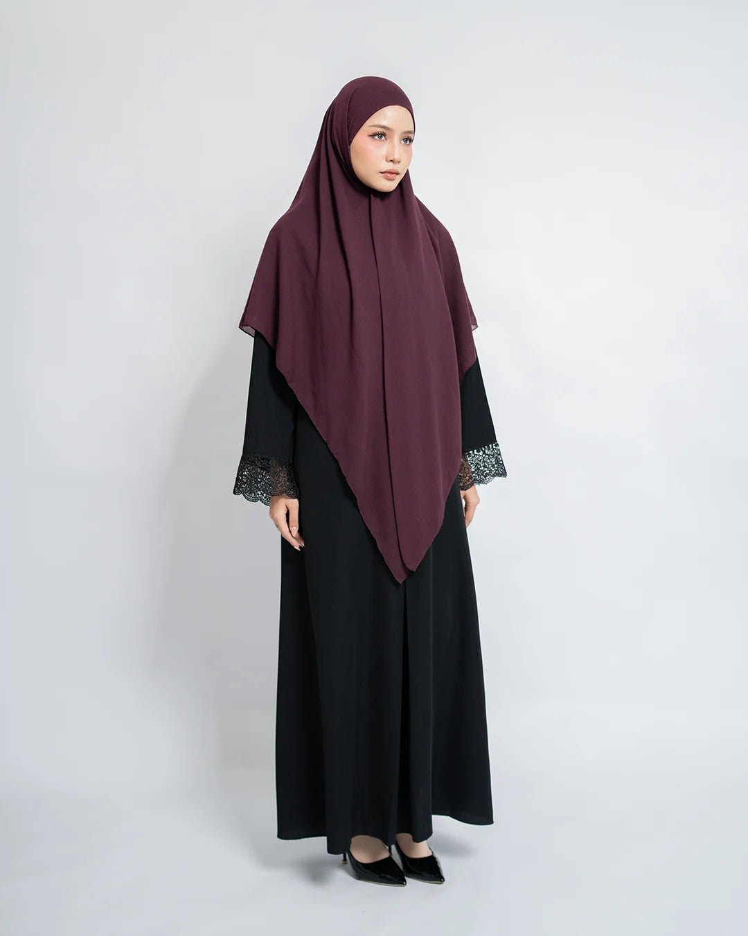 Meena Abaya Set Khiban Arabian - Abaya Premium Umroh Wanita - TUBITA