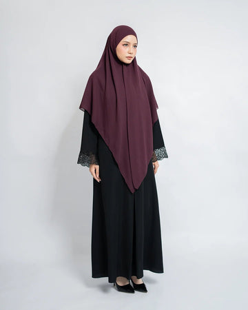 Meena Abaya Set Khiban Arabian - Abaya Premium Umroh Wanita - TUBITA