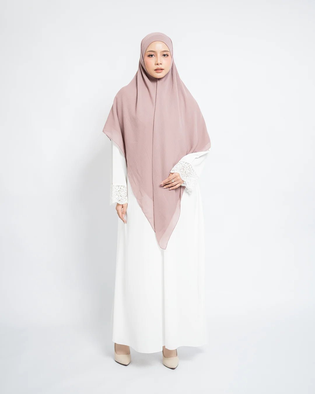 Meena Abaya Set Khiban Arabian - Abaya Premium Umroh Wanita - TUBITA