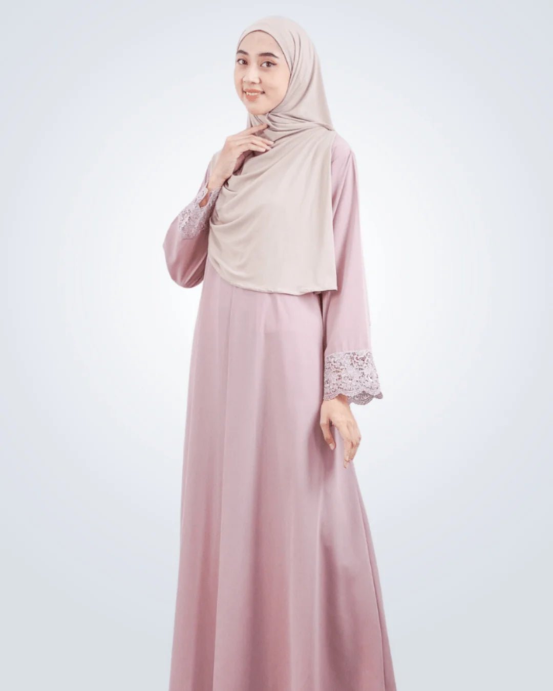 Meena Lace Abaya All Colors by Tubita - Abaya Haji & Umrah Best Seller - TUBITA