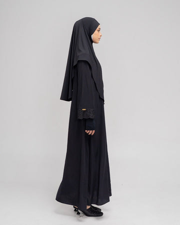 Meena Lace Abaya by Tubita - Abaya Haji & Umrah Best Seller - TUBITA