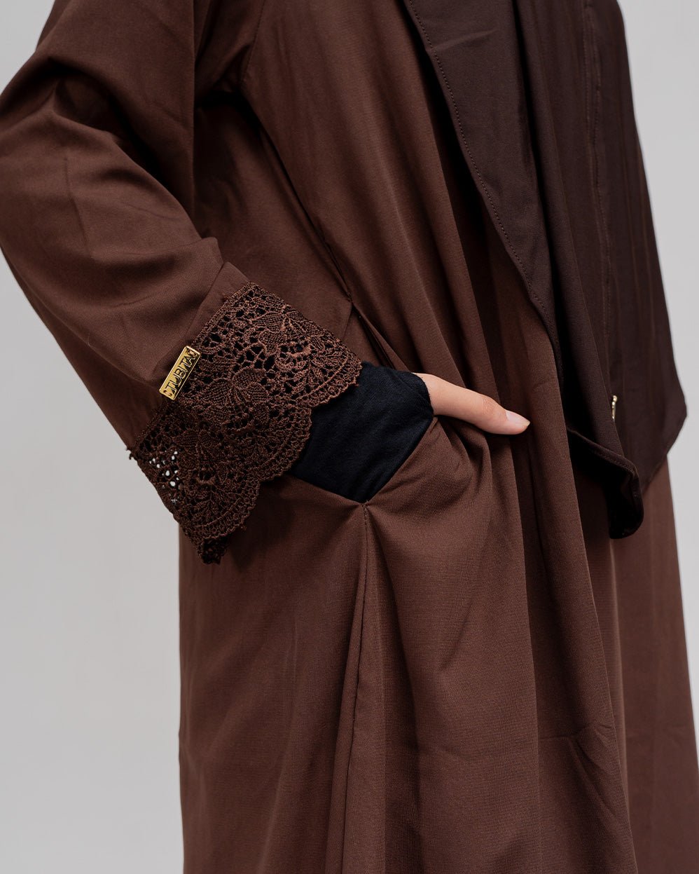 Meena Lace Abaya by Tubita - Abaya Haji & Umrah Best Seller - TUBITA