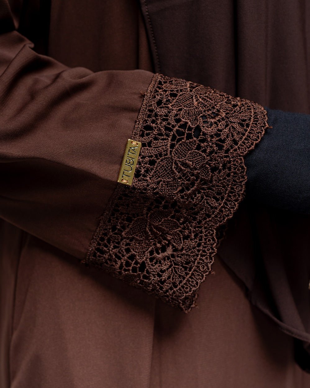 Meena Lace Abaya by Tubita - Abaya Haji & Umrah Best Seller - TUBITA