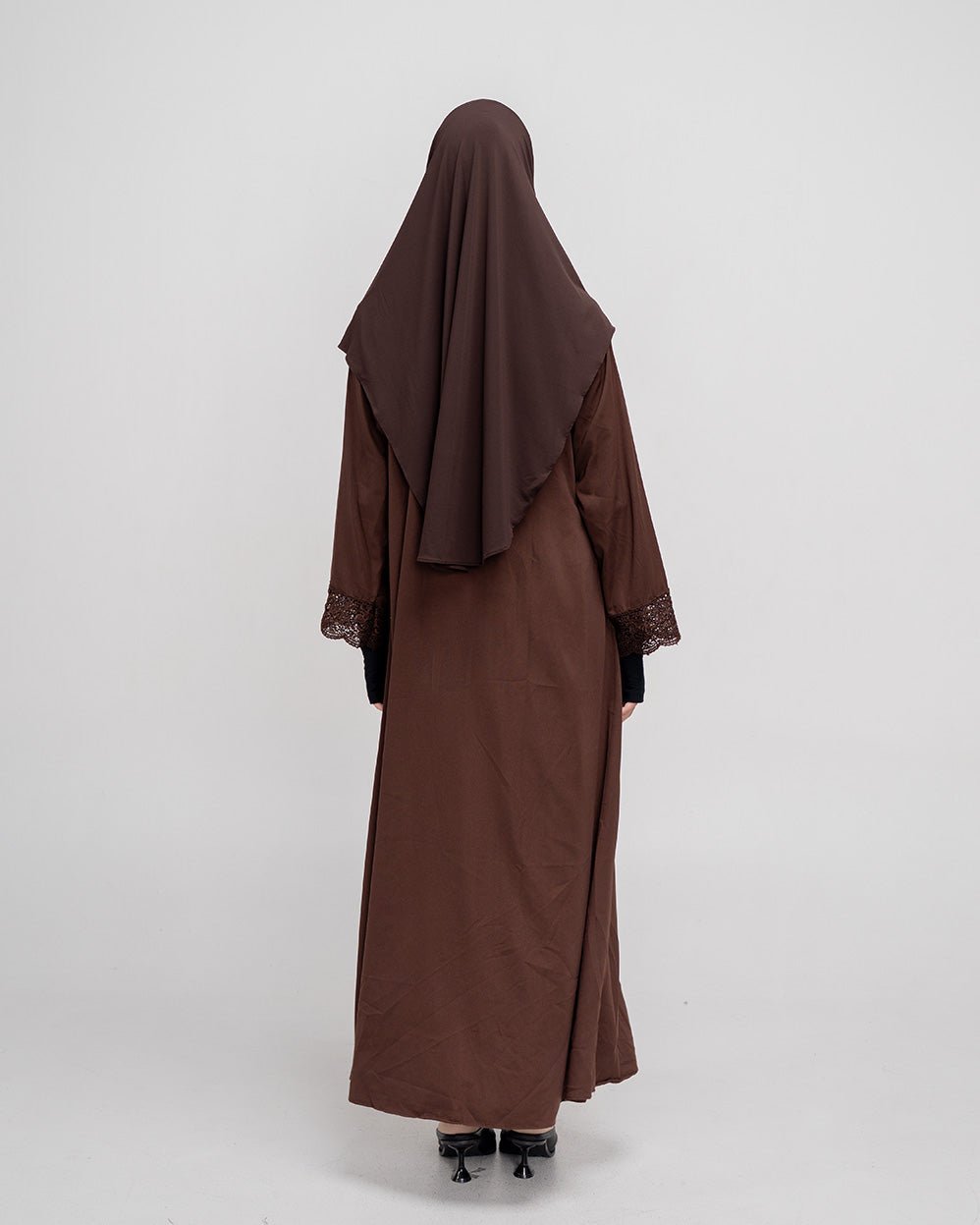 Meena Lace Abaya by Tubita - Abaya Haji & Umrah Best Seller - TUBITA