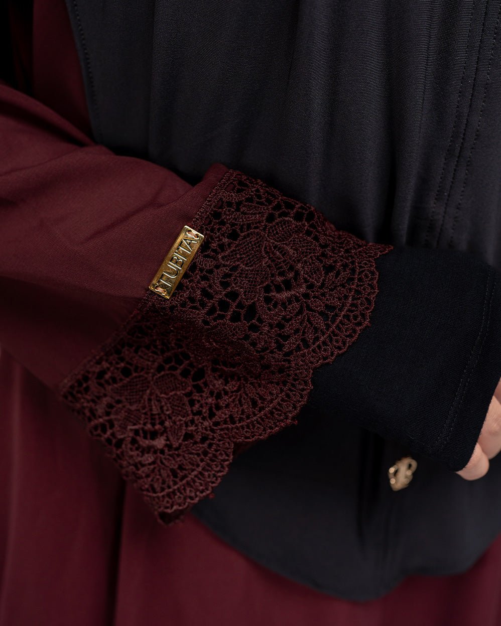 Meena Lace Abaya by Tubita - Abaya Haji & Umrah Best Seller - TUBITA