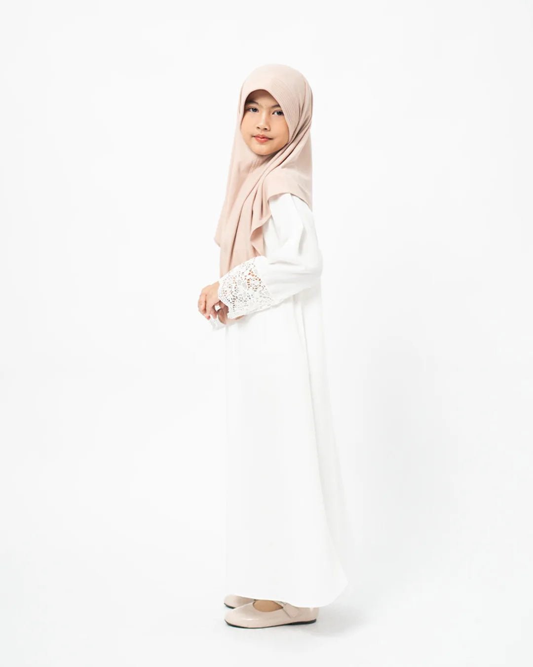 Meena Lace Abaya Kids All Colors By Tubita - TUBITA