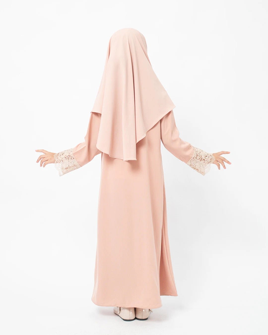 Meena Lace Abaya Kids All Colors By Tubita - TUBITA