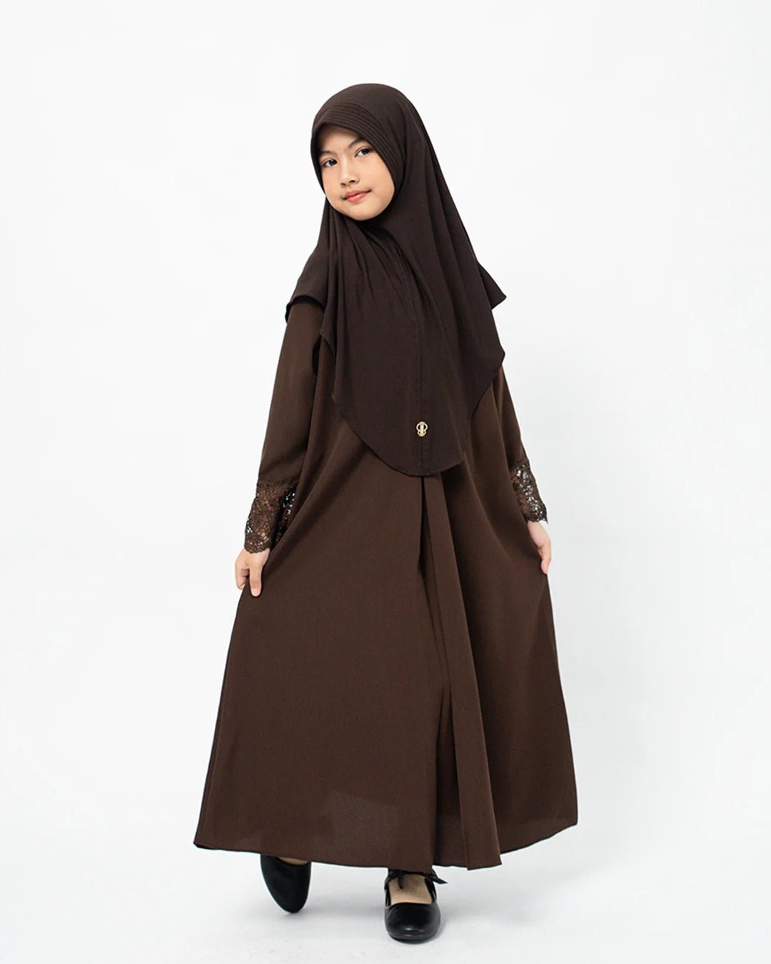 Meena Lace Abaya Kids All Colors By Tubita - TUBITA