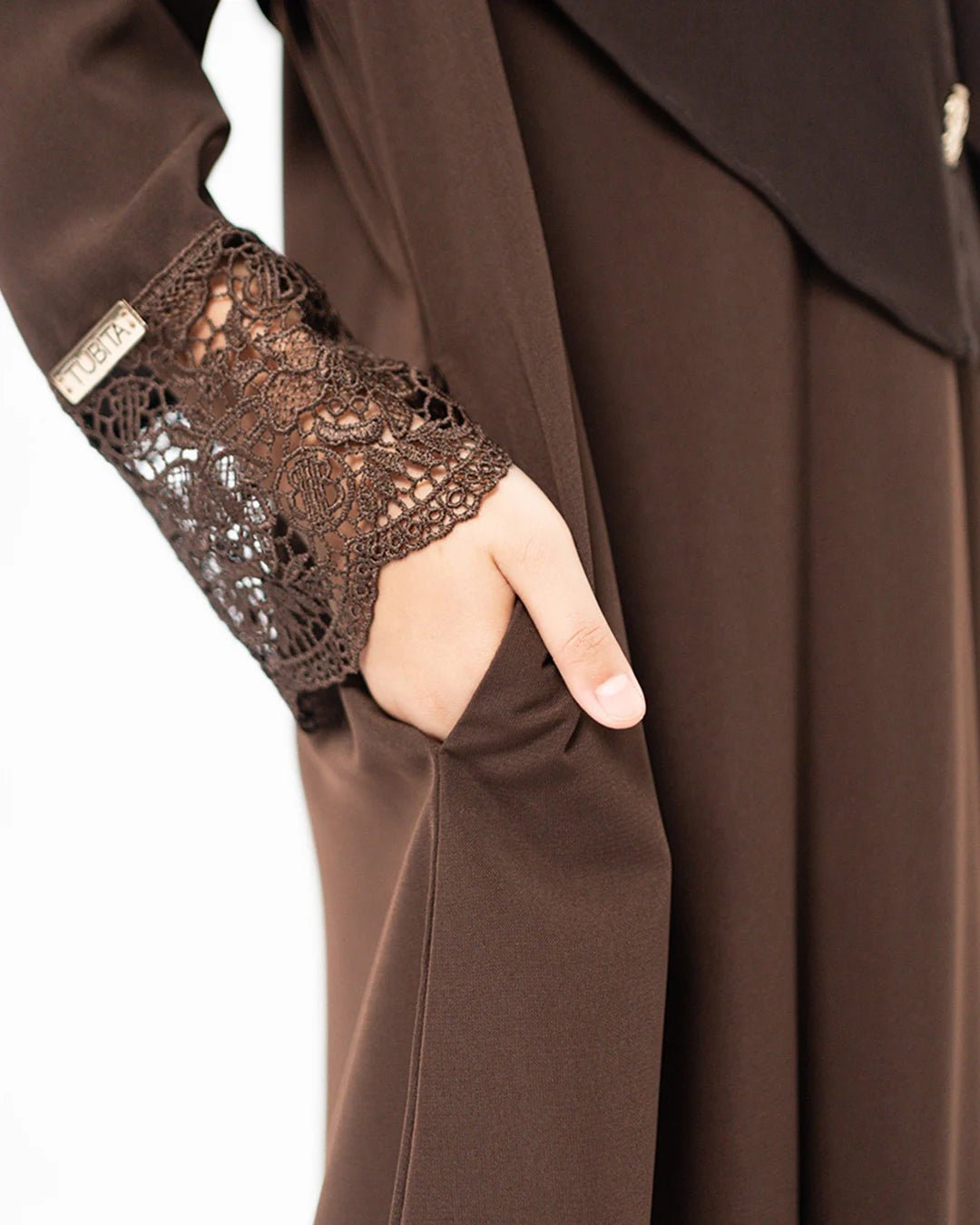 Meena Lace Abaya Kids All Colors By Tubita - TUBITA