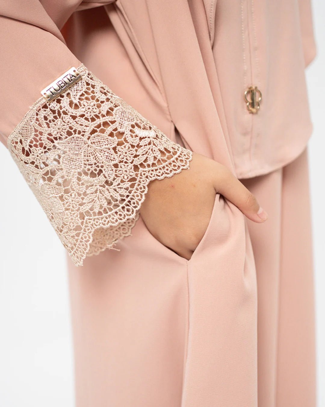 Meena Lace Abaya Kids All Colors By Tubita - TUBITA