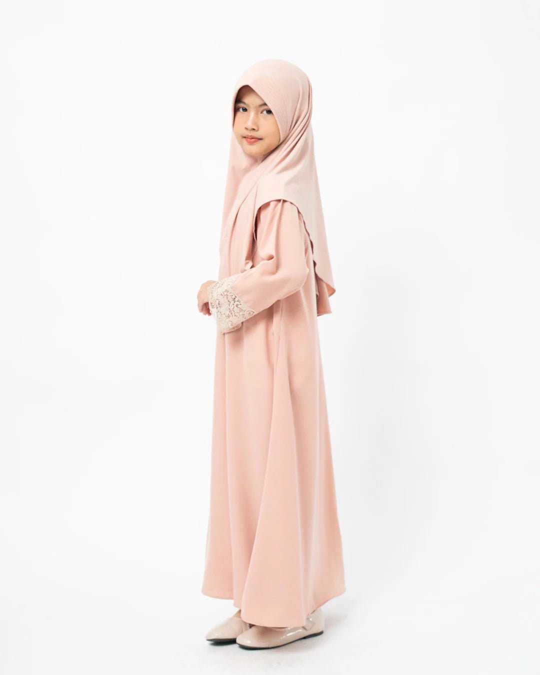 Meena Lace Abaya Kids All Colors By Tubita - TUBITA