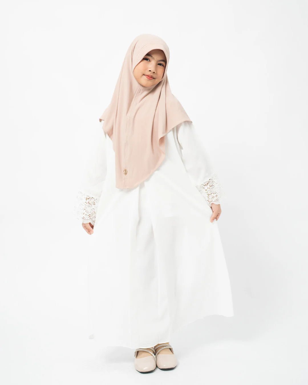 Meena Lace Abaya Kids All Colors By Tubita - TUBITA