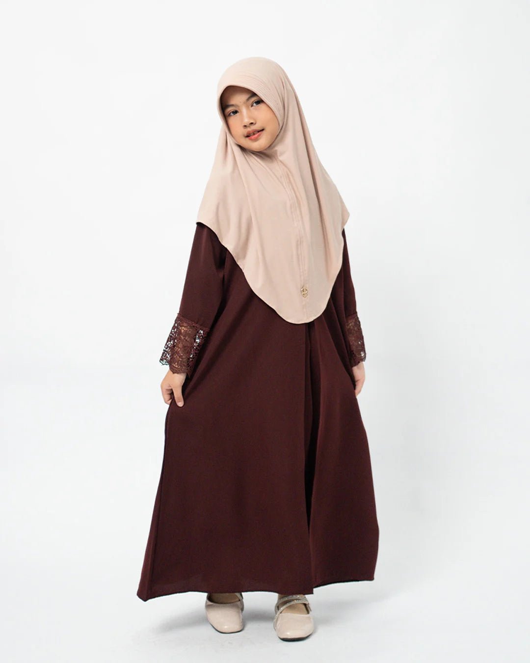 Meena Lace Abaya Kids All Colors By Tubita - TUBITA