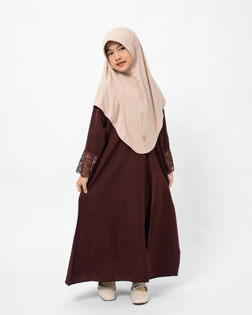 Meena Lace Abaya Kids All Colors By Tubita - TUBITA