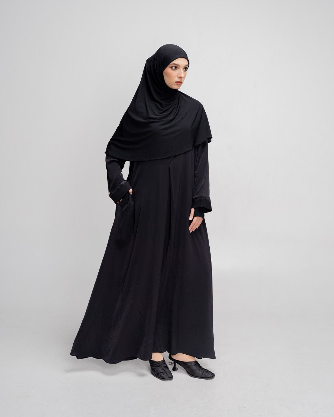 Minara Abaya Black by TUBITA - TUBITA