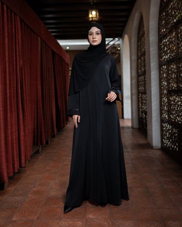 Minara Abaya Black by TUBITA