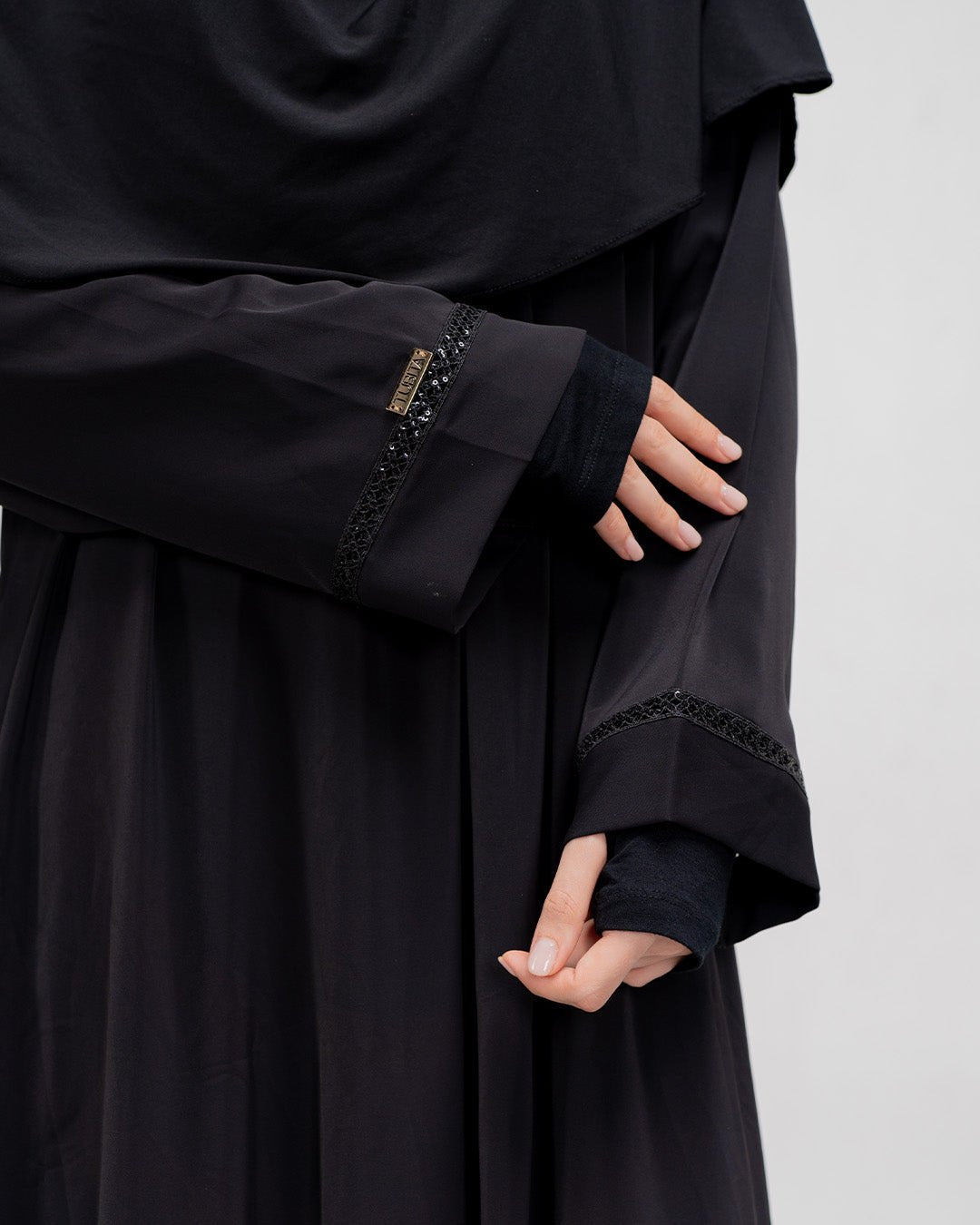 Minara Abaya Black by TUBITA - TUBITA