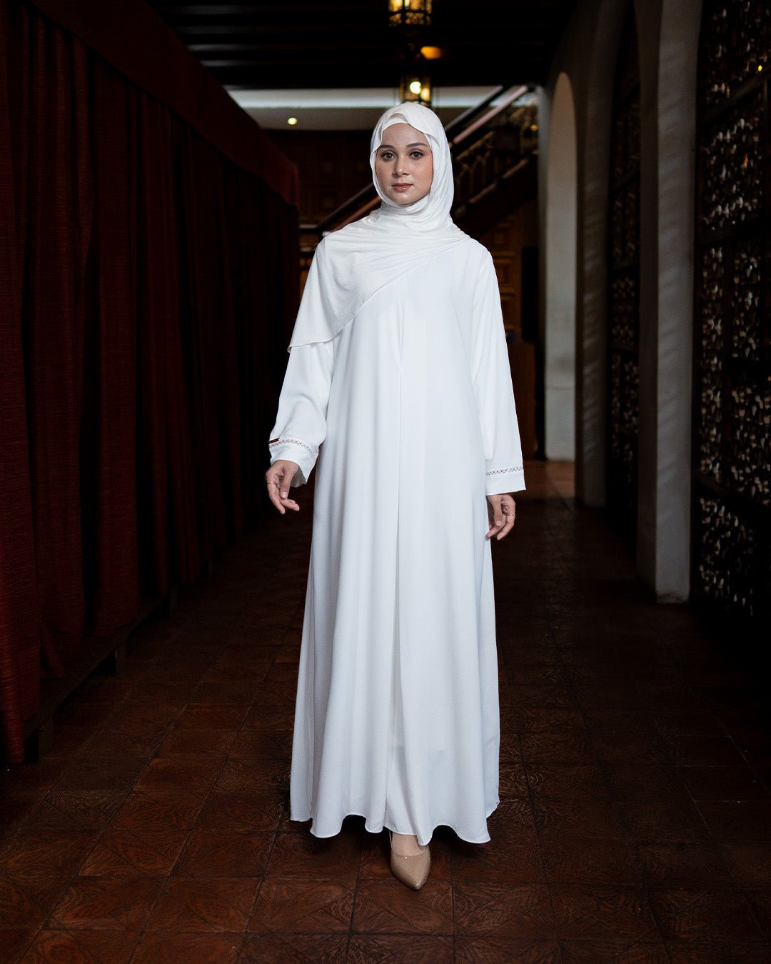 Minara Abaya Broken White by TUBITA - TUBITA