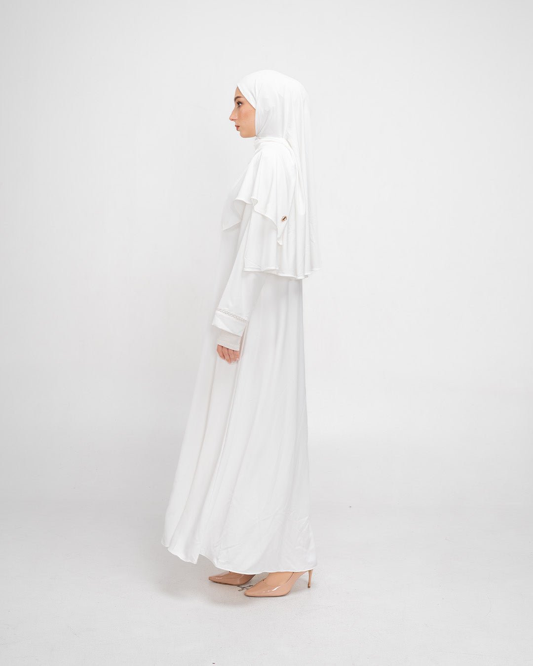 Minara Abaya Broken White by TUBITA - TUBITA