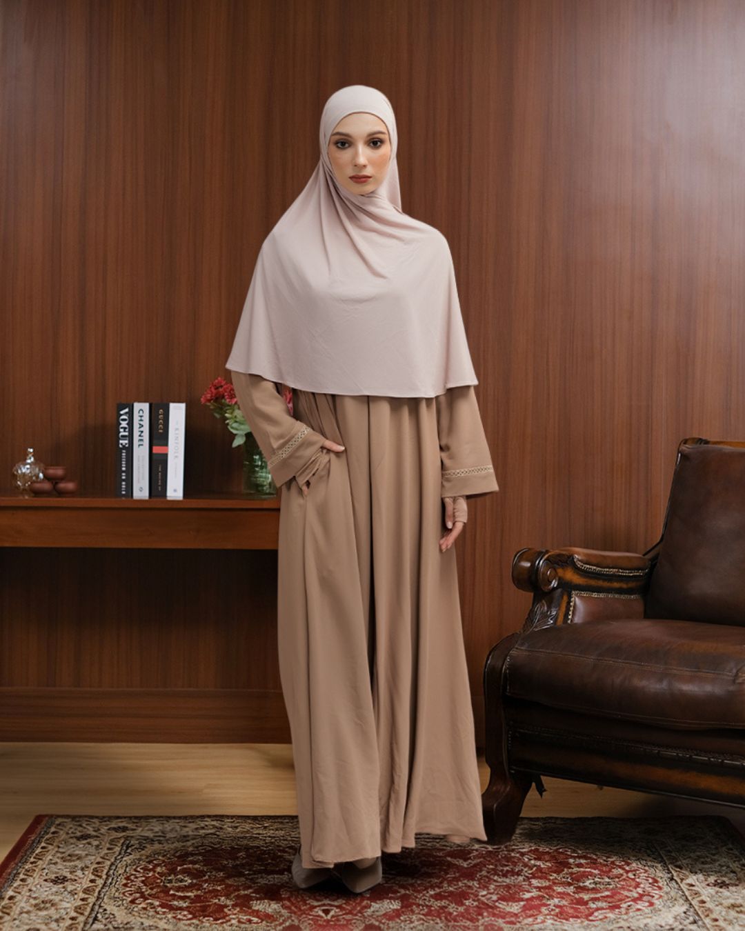 Minara Abaya Milo by TUBITA - Baju Umroh Wanita - TUBITA