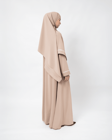 Minara Abaya Mocca - Abaya Premium Umroh Wanita - TUBITA