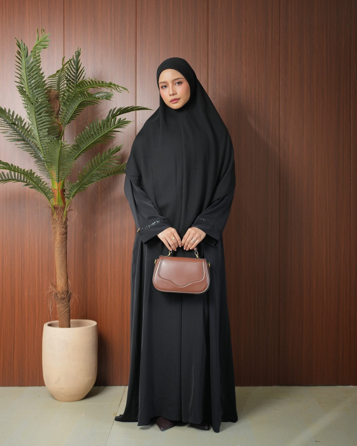 Minara Abaya Set Khiban Arabian - Abaya Premium Umroh Wanita - TUBITA
