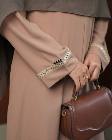 Minara Abaya Set Khiban Arabian - Abaya Premium Umroh Wanita - TUBITA