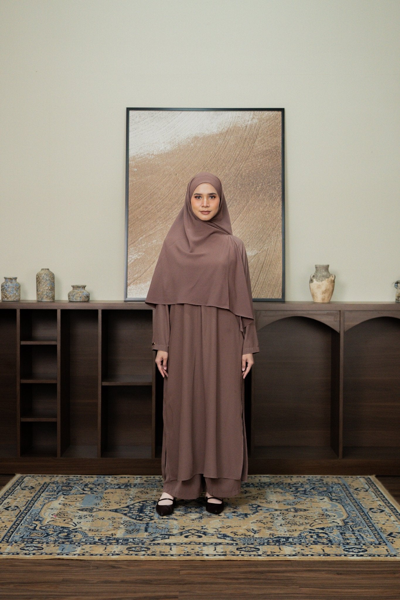 Nadira One Set dan Khimar Bandana by TUBITA - TUBITA