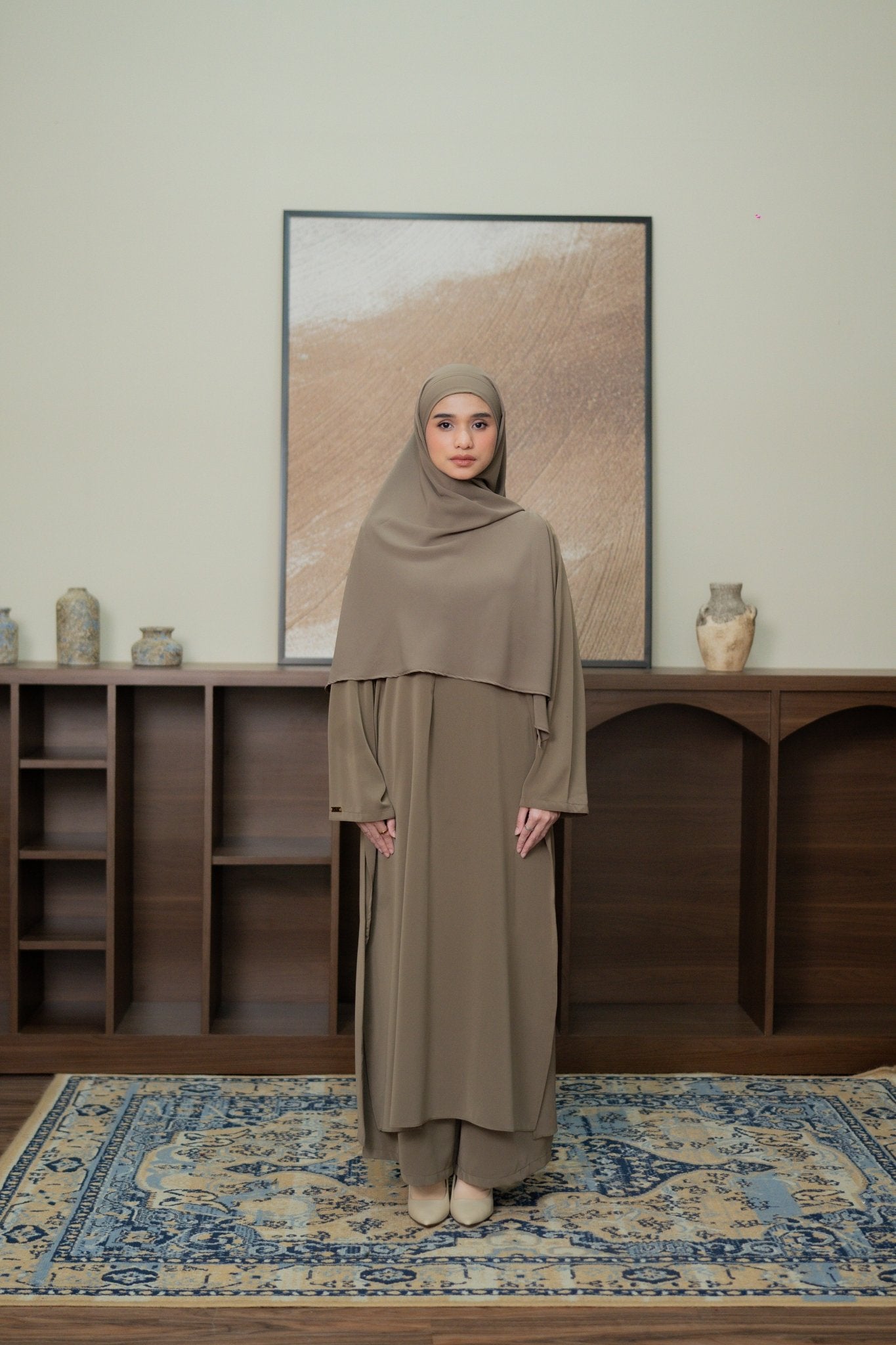 Nadira One Set dan Khimar Bandana by TUBITA - TUBITA