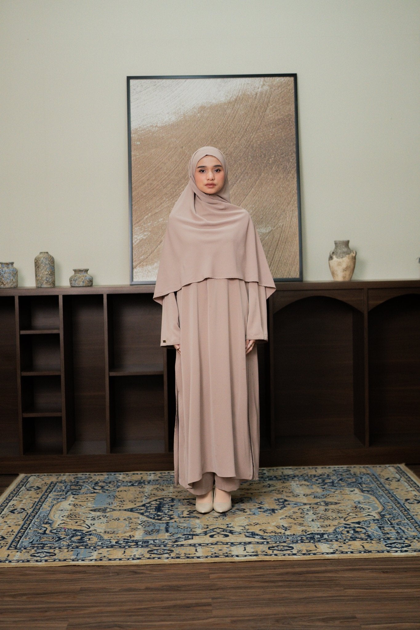 Nadira One Set dan Khimar Bandana by TUBITA - TUBITA