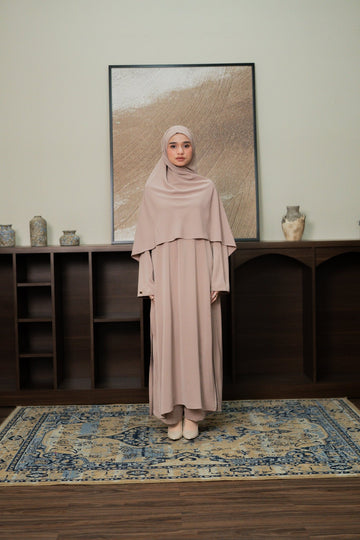 Nadira One Set dan Khimar Bandana by TUBITA - TUBITA