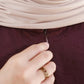 Nourah Abaya Burgundy by Tubita - TUBITA