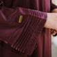 Nourah Abaya Burgundy by Tubita - TUBITA