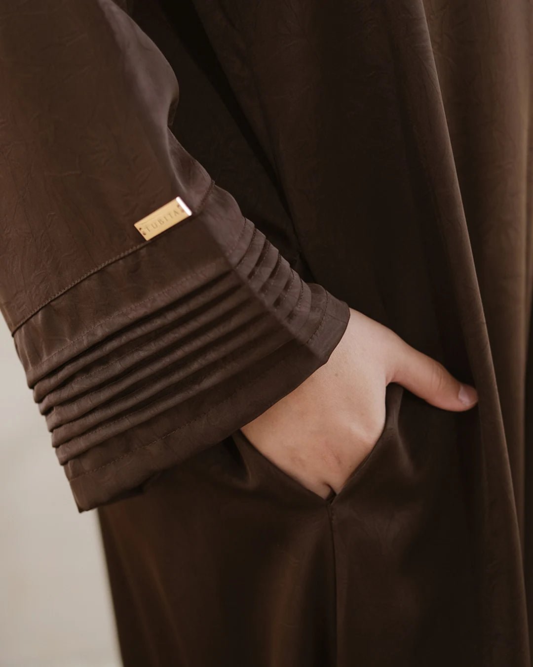 Nourah Abaya Mahogany by Tubita - TUBITA