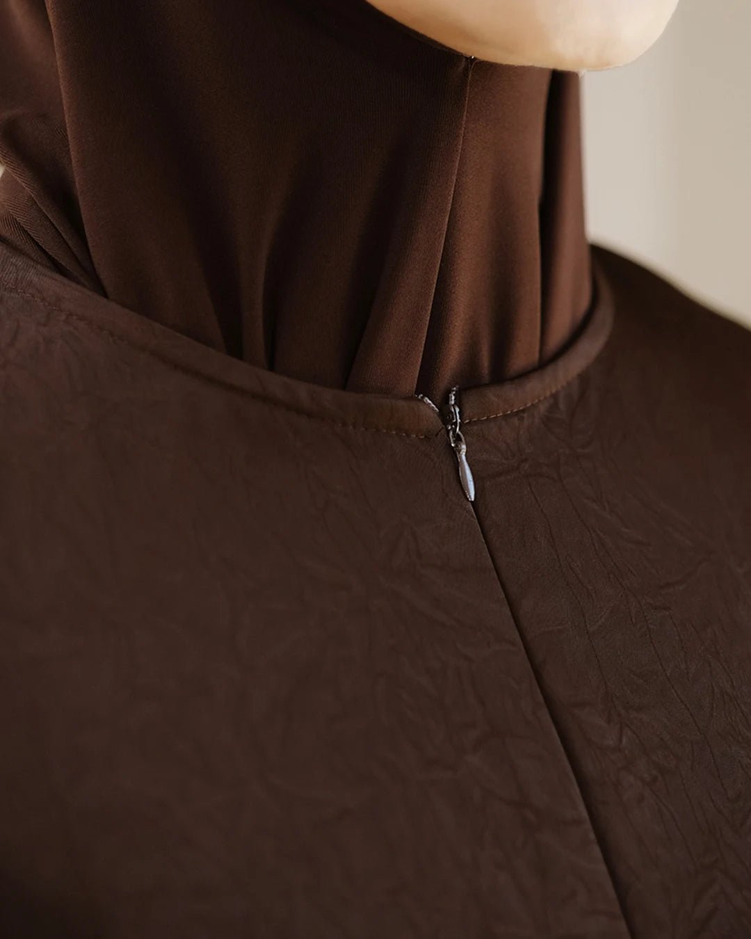 Nourah Abaya Mahogany by Tubita - TUBITA