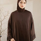 Nourah Abaya Mahogany by Tubita - TUBITA