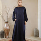 Nourah Abaya Navy by Tubita - TUBITA
