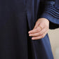 Nourah Abaya Navy by Tubita - TUBITA