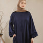 Nourah Abaya Navy by Tubita - TUBITA