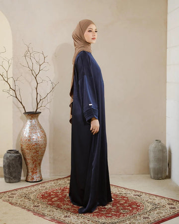 Nourah Abaya Navy by Tubita - TUBITA