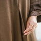 Nourah Abaya Taupe by Tubita - TUBITA