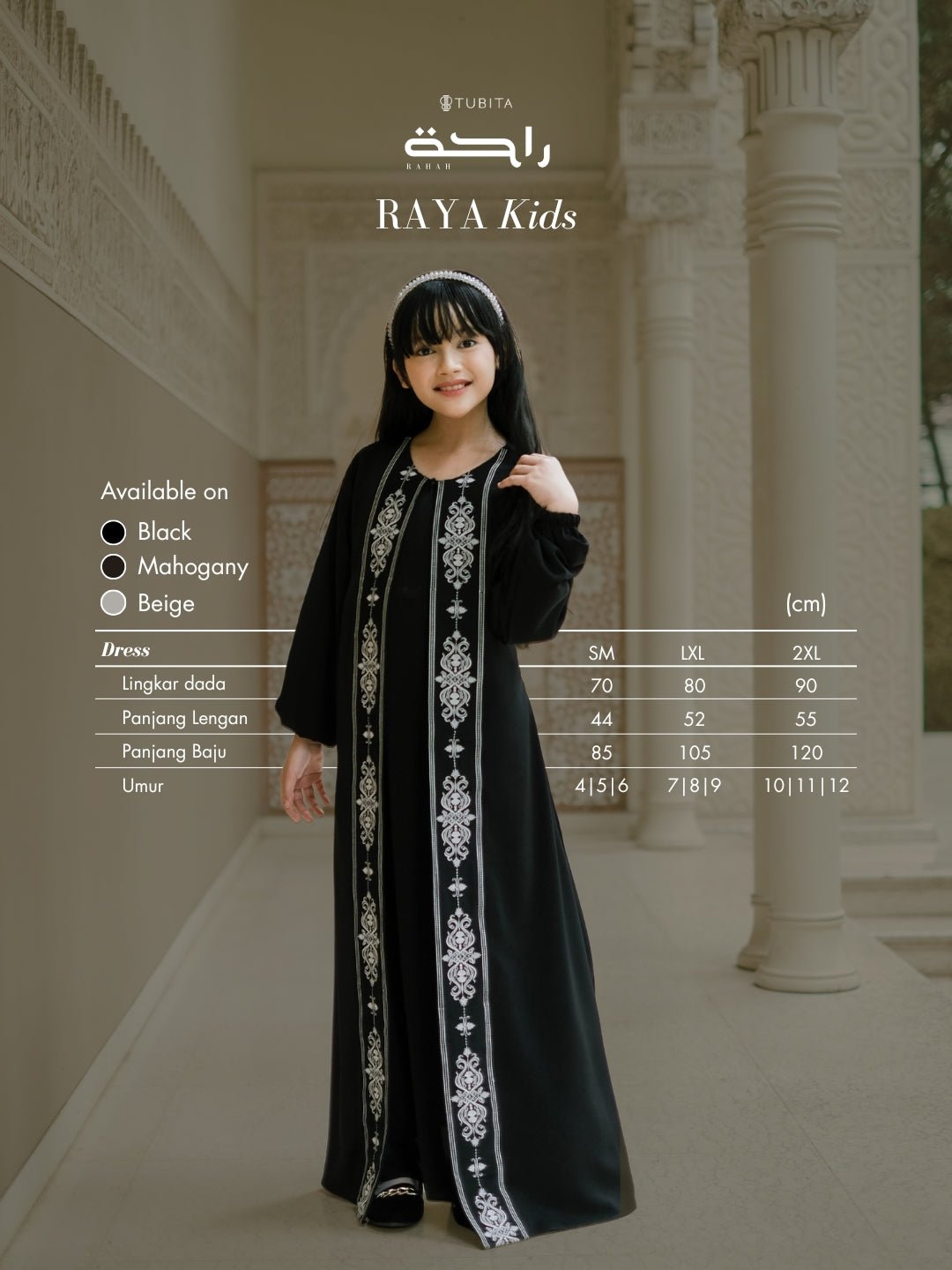 [PRE - ORDER] RAYA DRESS ANAK 2026 BY TUBITA - TUBITA