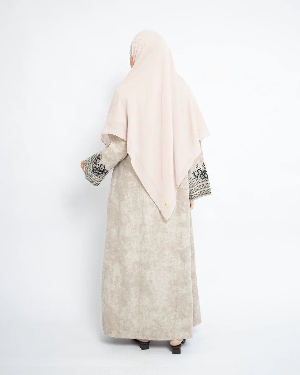 Rafah Abaya Chupro Beige by Tubita - TUBITA