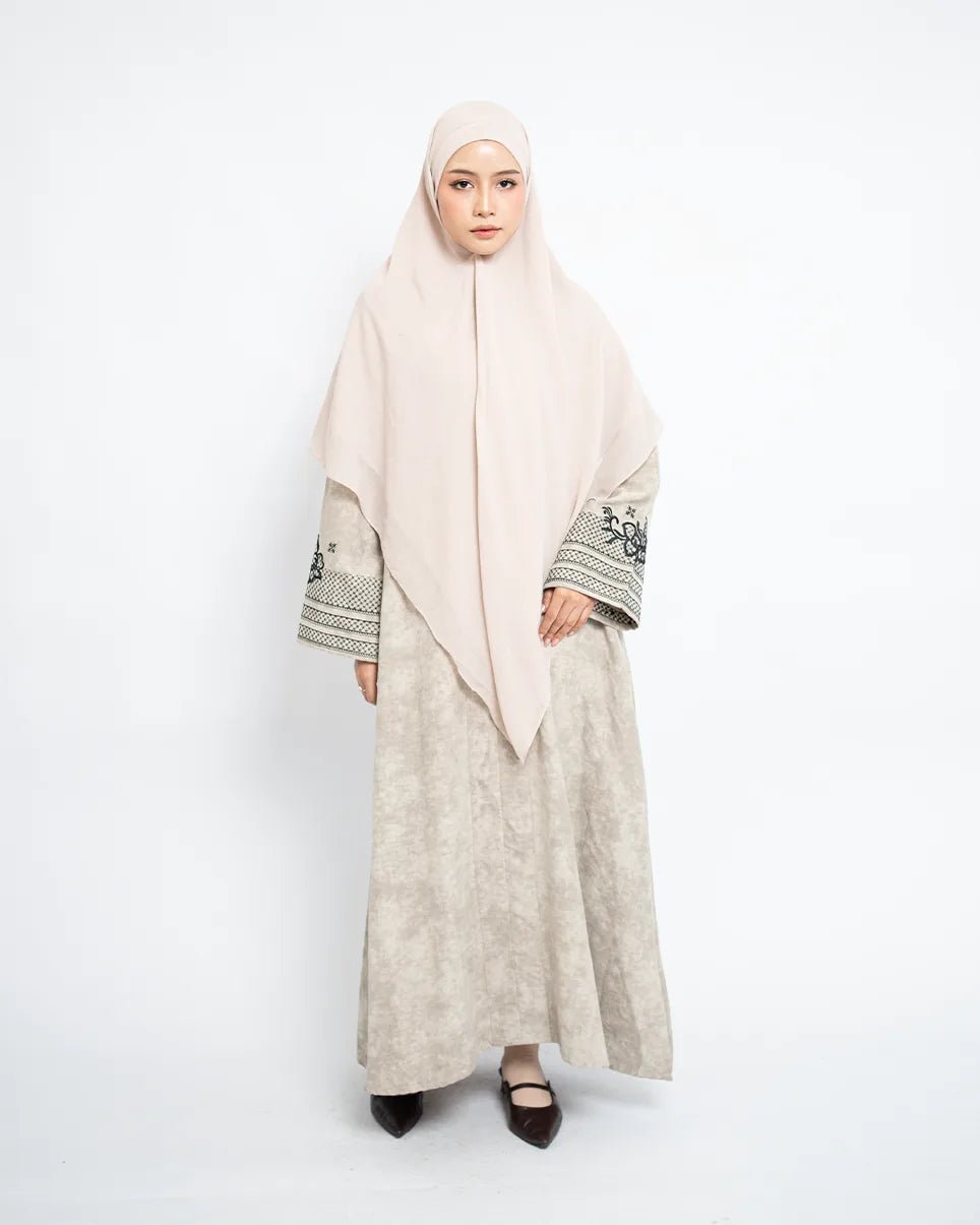 Rafah Abaya Chupro Beige by Tubita - TUBITA