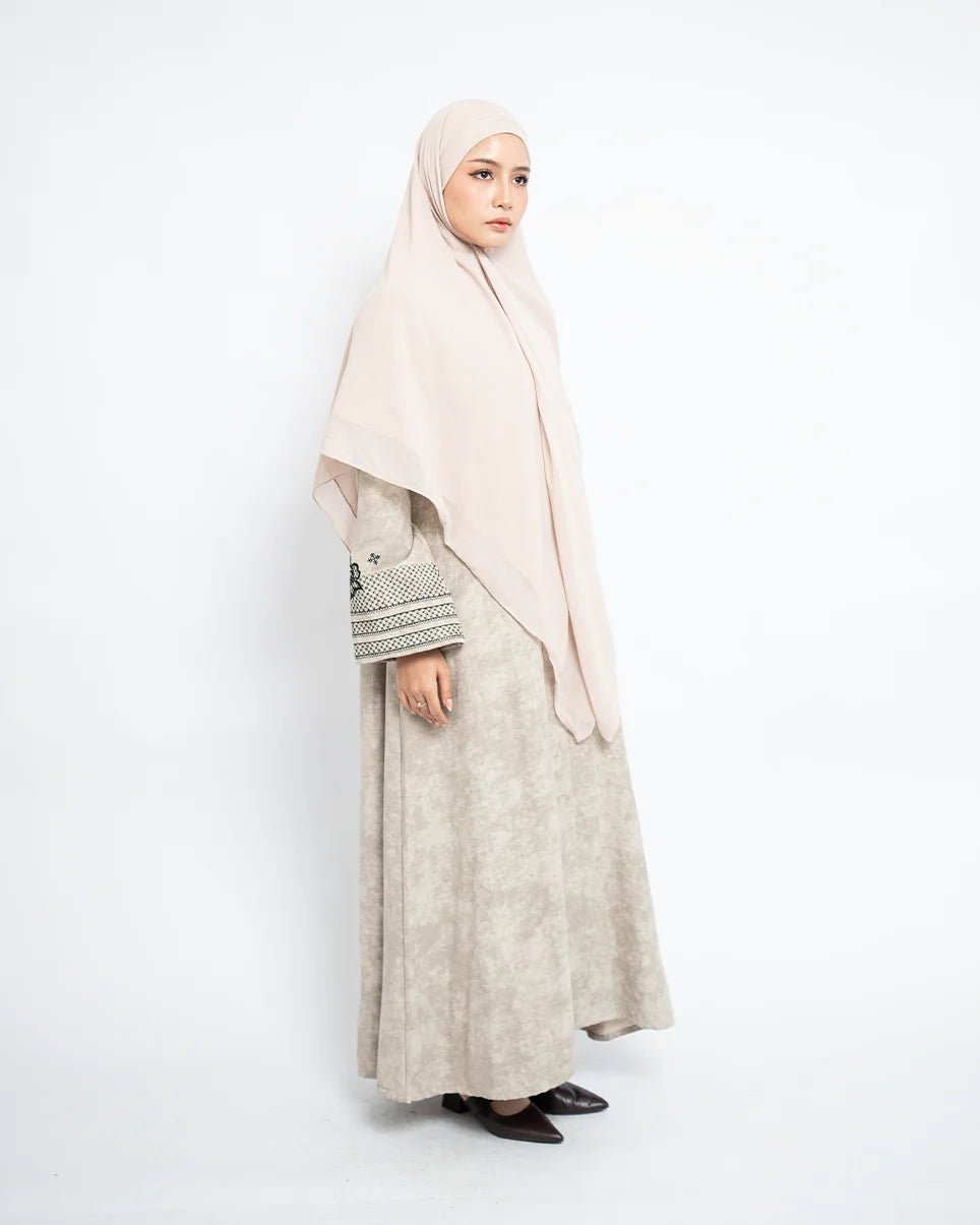 Rafah Abaya Chupro Beige by Tubita - TUBITA